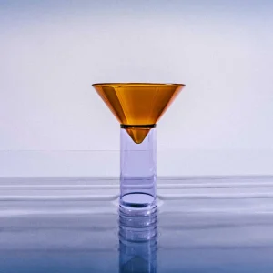 2 Келих Martini Shot Glass Amber&Lilac BAVA0052