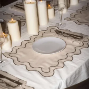 2 Плейсмати Wavy Beige Set Of 2 BAVA1123