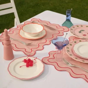 2 Плейсмати Wavy Pink Set Of 2 BAVA1124
