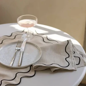 2 Серветки Napkins Wavy Beige Set Of 2 BAVA1130